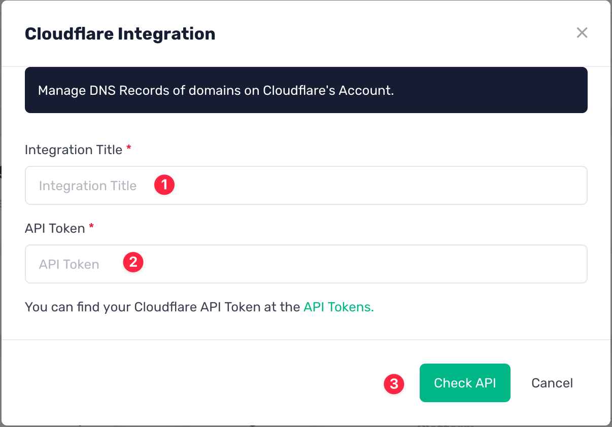 Create token