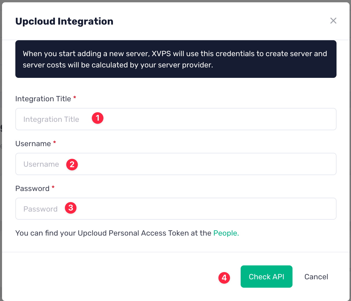 Create token